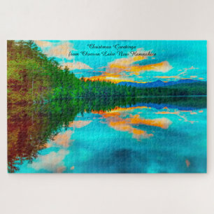 We love Chocura Lake New Hampshire Jigsaw Puzzle