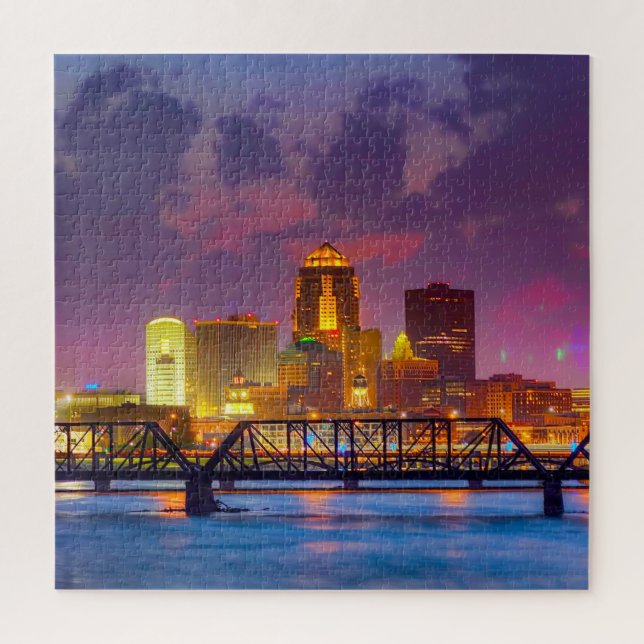 We love Des Moines Iowa. Jigsaw Puzzle (Vertical)