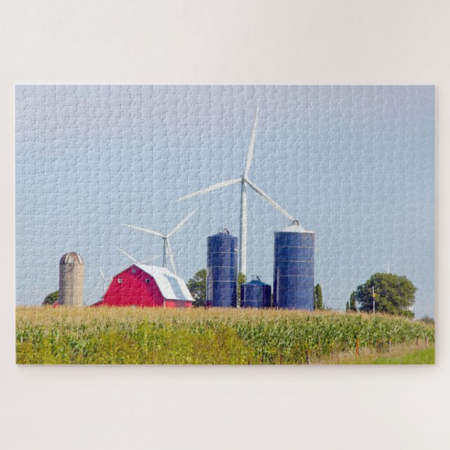 We love Farms in Iowa. Jigsaw Puzzle (Horizontal)