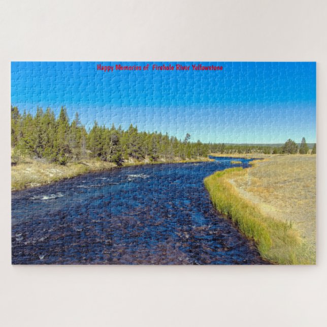 We love Firehole River Yellowstone Jigsaw Puzzle (Horizontal)