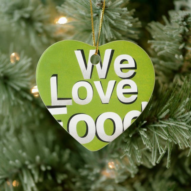 We love food ceramic tree decoration (Tree)