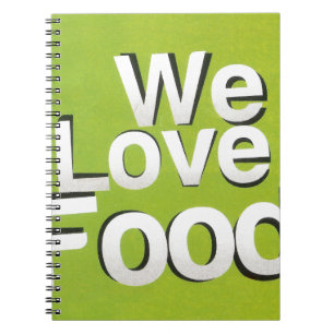 We love food notebook