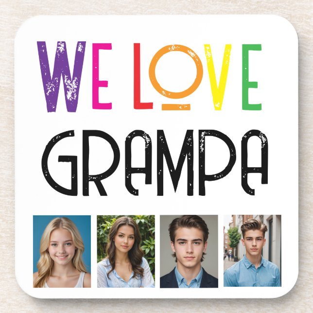 WE LOVE GIFT, EDIT ADD PHOTO COASTER (Front)