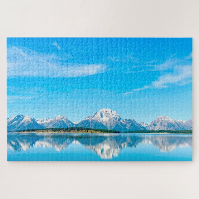 We love Grand Teton's Wyoming. Jigsaw Puzzle (Horizontal)