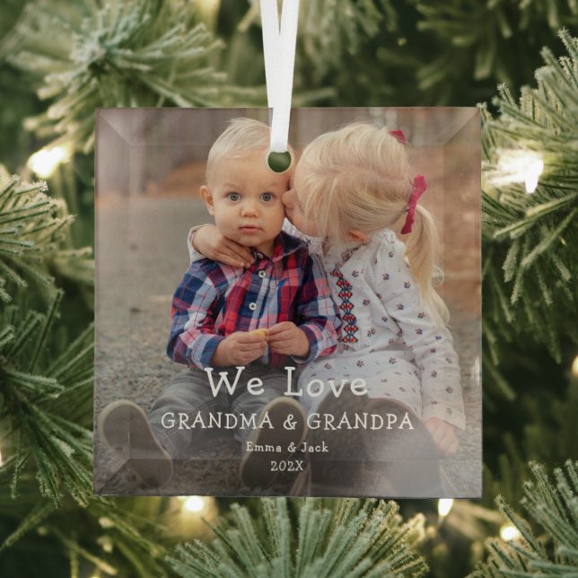 We Love Grandma & Grandpa Ornament (Insitu)