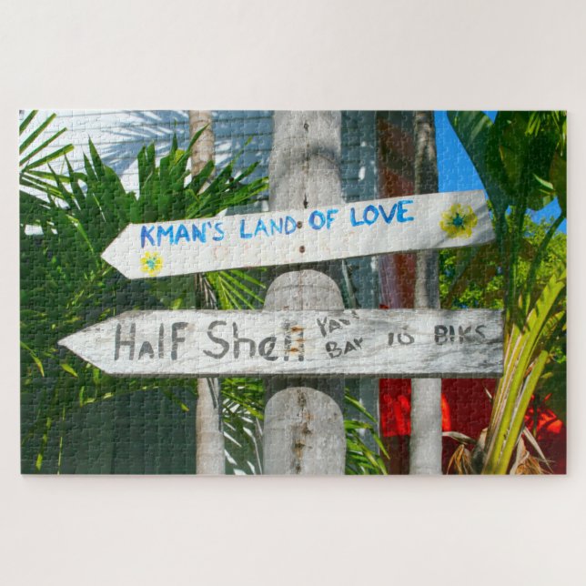 We Love Key West in Florida Jigsaw Puzzle (Horizontal)
