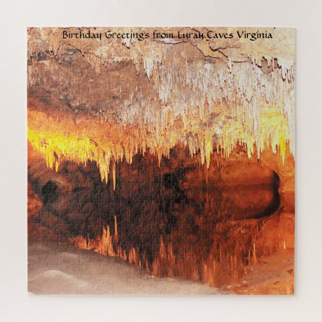 We love Luray Caves Virginia. Jigsaw Puzzle (Vertical)