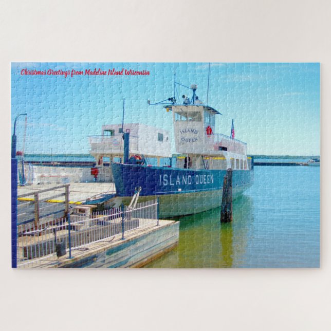We love Madeline Island Ferries Wisconsin. Jigsaw  Jigsaw Puzzle (Horizontal)