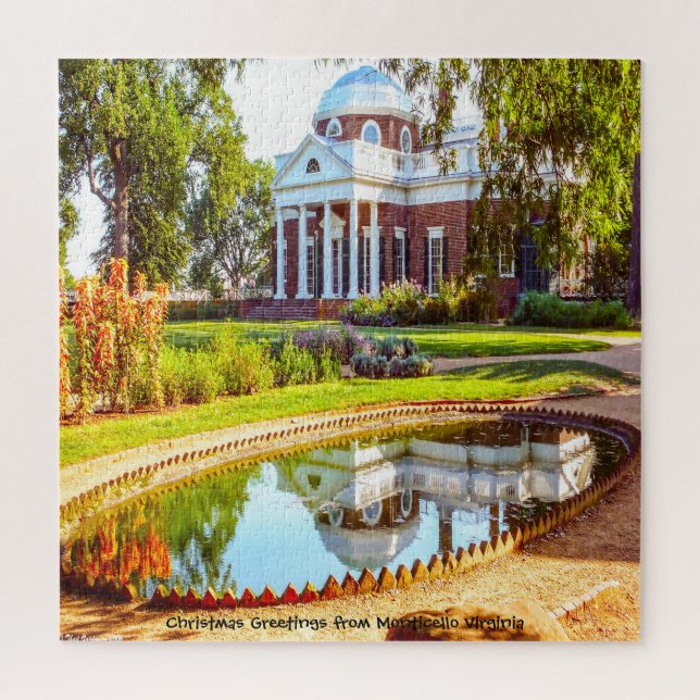 We Love  Monticello Virginia Jigsaw Puzzle (Vertical)
