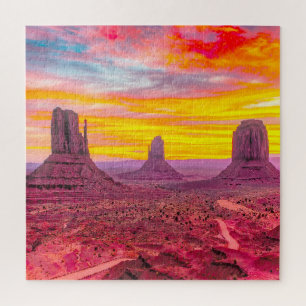 We Love Monument Valley Utah Jigsaw Puzzle