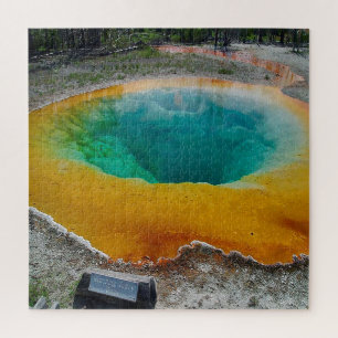 We Love Morning Glory Pool Wyoming. Jigsaw Puzzle