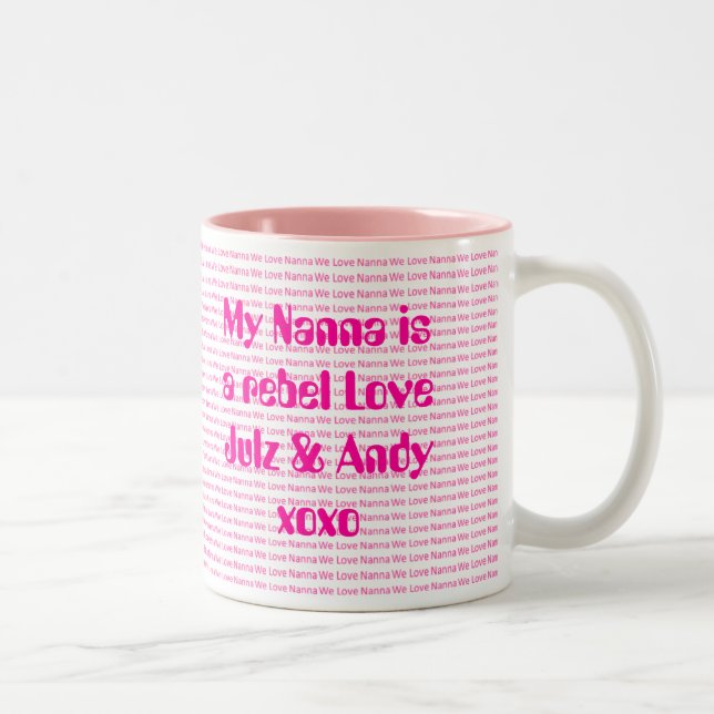 We Love Nanna Two-Tone Coffee Mug (Right)