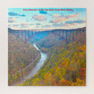 We love New River Gorge West Virginia. Jigsaw Puzz Jigsaw Puzzle