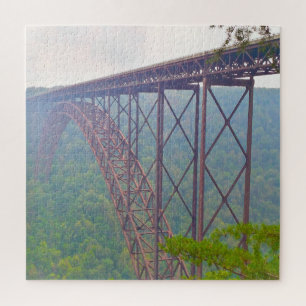 We love New Rivers Gorge West Virginia. Jigsaw Puzzle