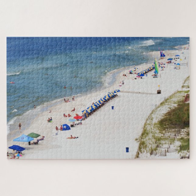 We Love Panama Beach Florida Jigsaw Puzzle (Horizontal)