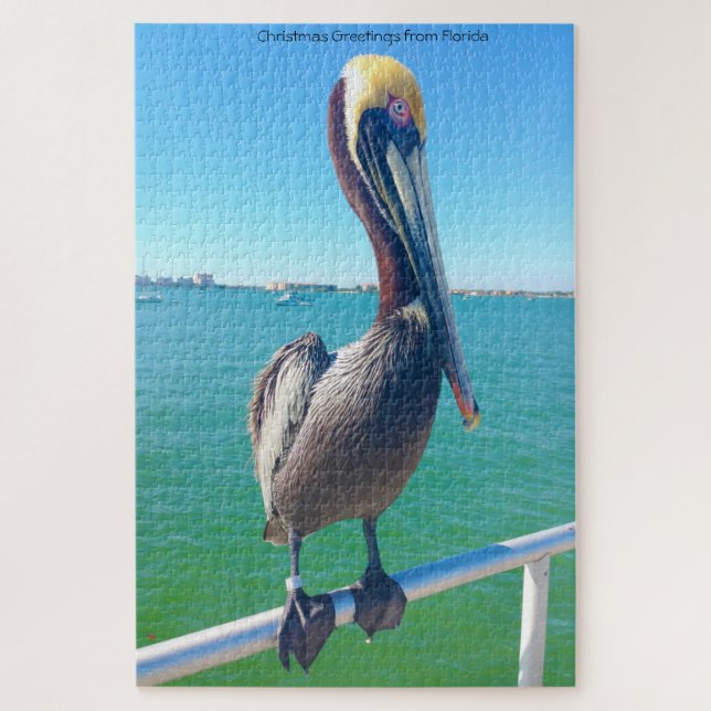 We Love Pelicans in Florida Jigsaw Puzzle (Vertical)