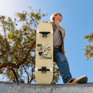 We Love Pizzas - Pizza Love - ASL ILY Obsession De Skateboard