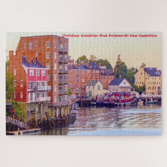 We love Portsmouth New Hampshire Jigsaw Puzzle (Horizontal)