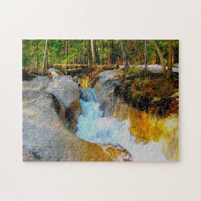 We love Rushing Water Gorge New Hampshire Jigsaw Puzzle (Horizontal)