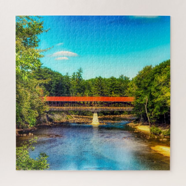 We love Saco River New Hampshire Jigsaw Puzzle (Vertical)