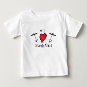 we love savannah baby T-Shirt