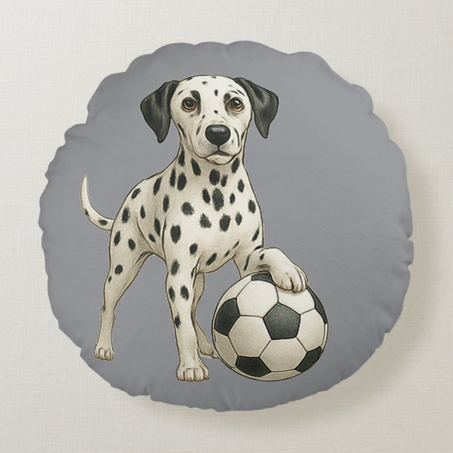 we love sports round cushion (Front)