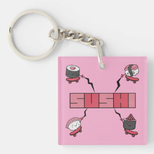 We Love Sushi - Sushi Love - ASL ILY Obsession Key Ring