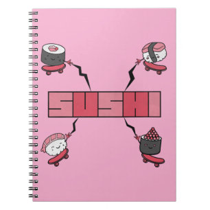 We Love Sushi - Sushi Love - ASL ILY Obsession Notebook