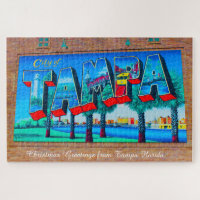 We Love Tampa Florida Jigsaw Puzzle