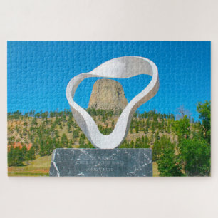 We love The Devil's Tower Wyoming. Jigsaw Puzzle