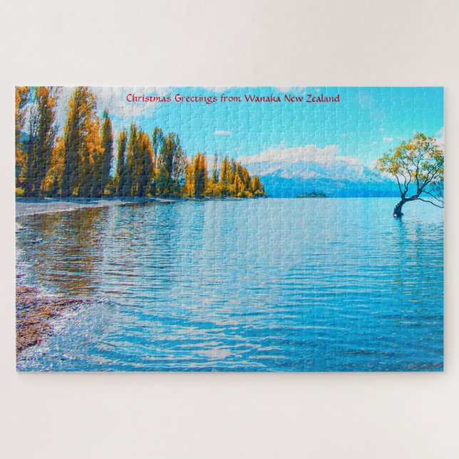 We Love Wanaka New Zealand Jigsaw Puzzle (Horizontal)