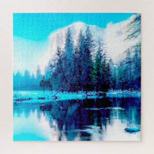 We Love winter in Yellowstone National Park. Jigsaw Puzzle