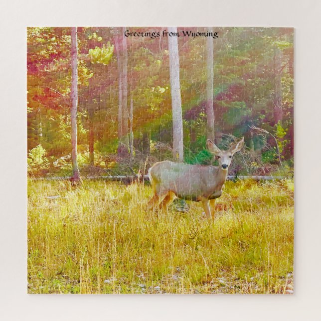 We Love  Wyoming. Jigsaw Puzzle (Vertical)