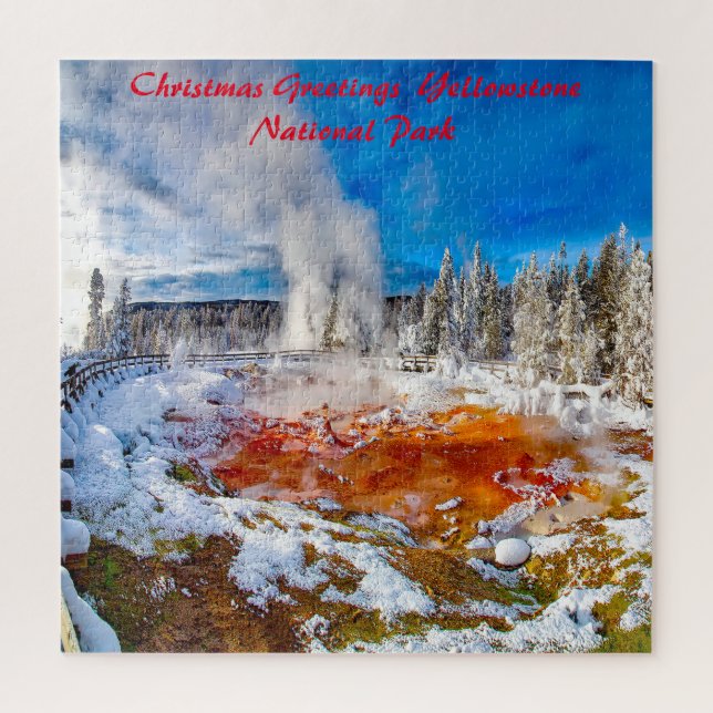 We Love  Yellowstone National Park Jigsaw Puzzle (Vertical)
