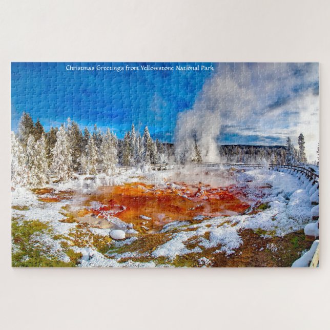 We love Yellowstone National Park Jigsaw Puzzle (Horizontal)