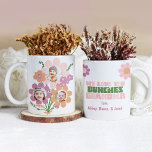 We Love You Bunches Grandma Gift Custom Photo Mug<br><div class="desc">Let's Grandma know how much her Grandkids love her with this "We love you bunches" Custom photo mug featuring a cute garden bouquet. Add up to three photos and names to complete the design. Edit the design to remove the photos if you desire</div>