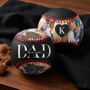 We Love You Dad Fathers Day Photo Collage Keepsake Baseball