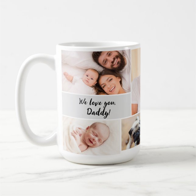 We love you Daddy! First father's day Photo  Coffee Mug (Left)