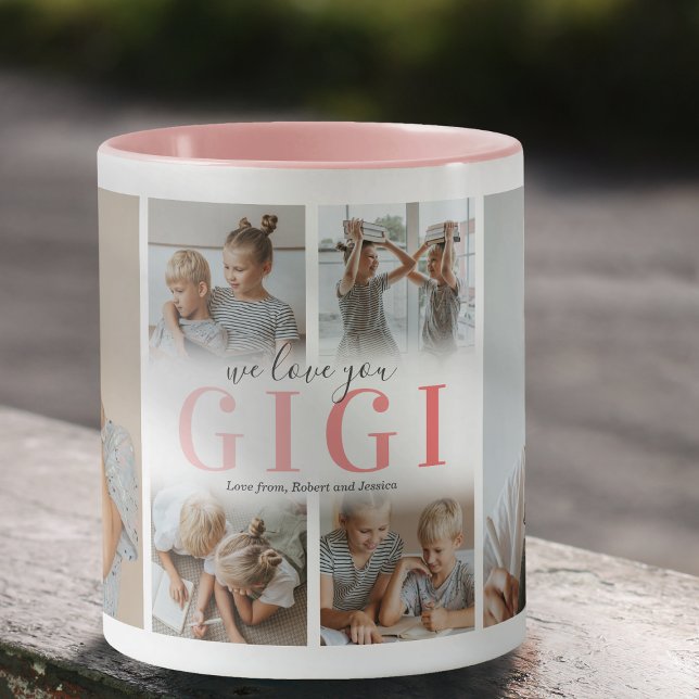 We Love You Gigi Photo Collage Mug (Creator Uploaded)