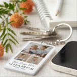 We Love You Gramps Photo Keychain<br><div class="desc">Cute grandfather keychain featuring 6 precious family photos,  the words "we love you gramps",  and the grandchildrens names. Perfect for any special occasions,  birthdays,  christmas,  or father's day!</div>