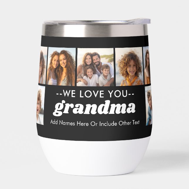 We Love You Grandma - 15 Photo Collage (Left)