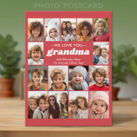 We Love You Grandma - 15 Photo Collage Gallery