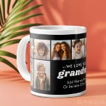 We Love You Grandma - 15 Photo Collage Large Coffee Mug<br><div class="desc">Grandkids Photo Collage - or any photos -- A full coverage design includes a solid colour background. Use up to 15 square photos to create a unique and personal gift. The text can be changed to match your event. It is a template for a candle to give to grandma, but...</div>