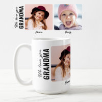 We Love You Grandma 2 Grandkids Custom Photo