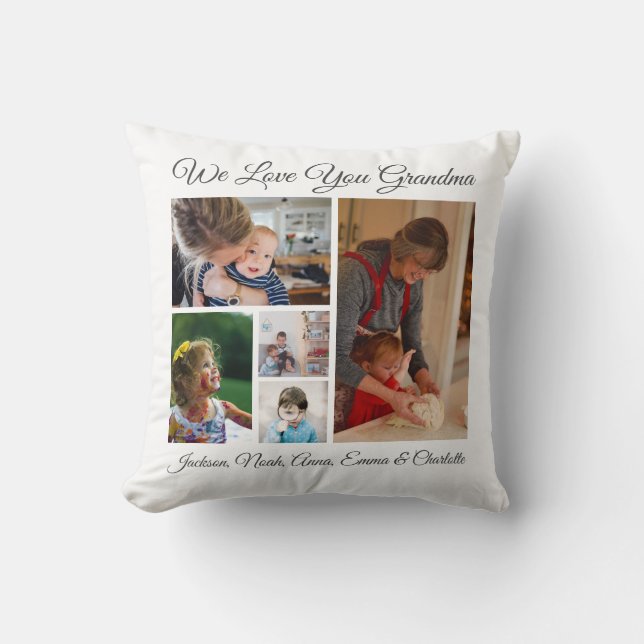 We Love You Grandma Cushion (Front)