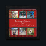 We Love You, Grandma Custom 6 Photo Grid  Gift Box<br><div class="desc">Adorably cute with a 6 photo block to personalise. Gift to grandma or a treat for yourself!</div>