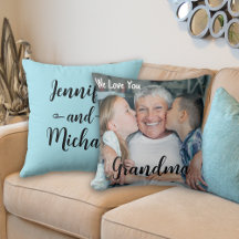 We Love You Grandma Custom Photo Mother's Day