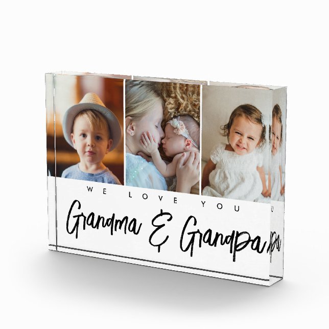 We Love you Grandma Grandpa Photos of grandkids (Right)