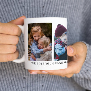 We Love You Grandma Personalised Custom Mug