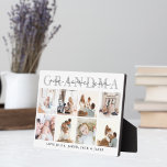 We Love You, Grandma Plaque<br><div class="desc">Give this personalised photo plaque as a wonderful gift!</div>